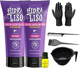 2 Progressiva De Chuveiro Hidraliso Alisante Orgânico 200 Ml