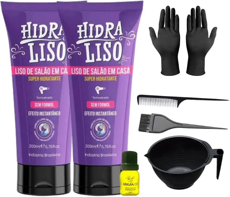 2 Progressiva De Chuveiro Hidraliso Alisante Orgânico 200 Ml