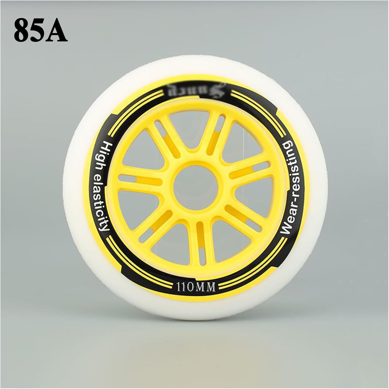 Roller Skate Wheels Outdoor/Indoor 8 Pack 90mm100mm110mm125mm 85A Inline Roller Skate Wheels Wheels Wheel Replacement, Red