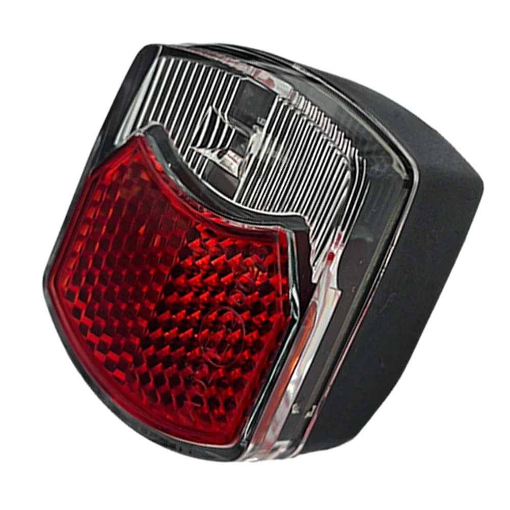 Fanale Posteriore per Bicicletta elettrica Indicatore di Freno per Bici elettrica Luce Posteriore a LED Lampada di Segnalazione Notturna Riflettore Componenti per Ciclismo