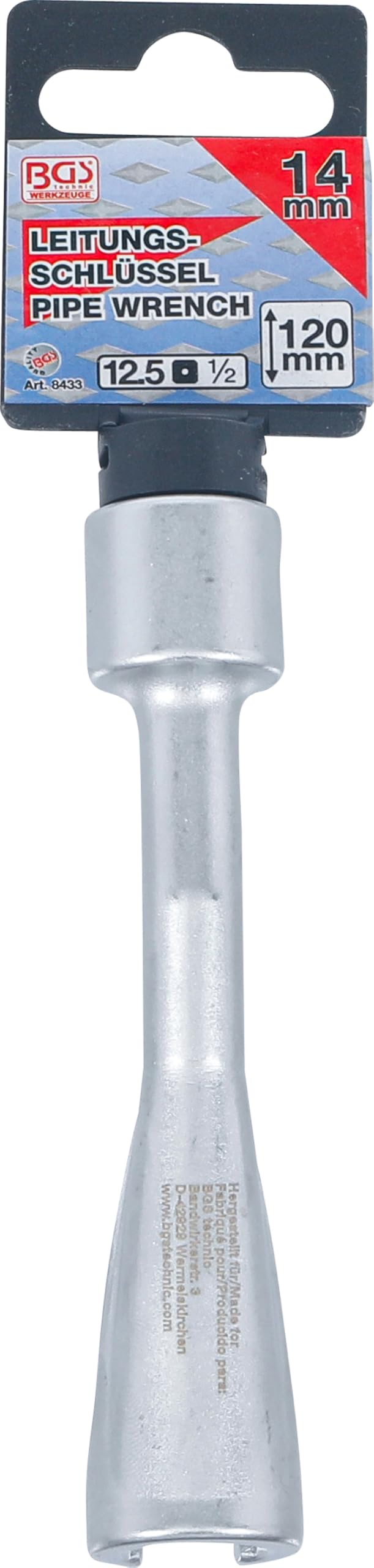 BGS 8433 | Chiave speciale per condotti di iniezione | per BMW | 12,5 mm (1/2") | 14 mm