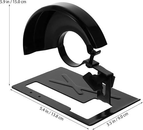 Miniatura 7 de Soporte para amoladora angular con cubierta protectora, soporte de amoladora angular de acero de alto carbono para corte y molienda seguros, 4.52 x