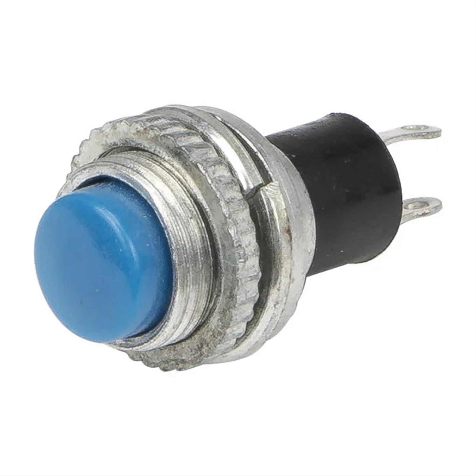 JNURGWLYH 100pcs / lot DS-314 10mm Reset - Off Push Button Switch SPST pushbutton(Blu)