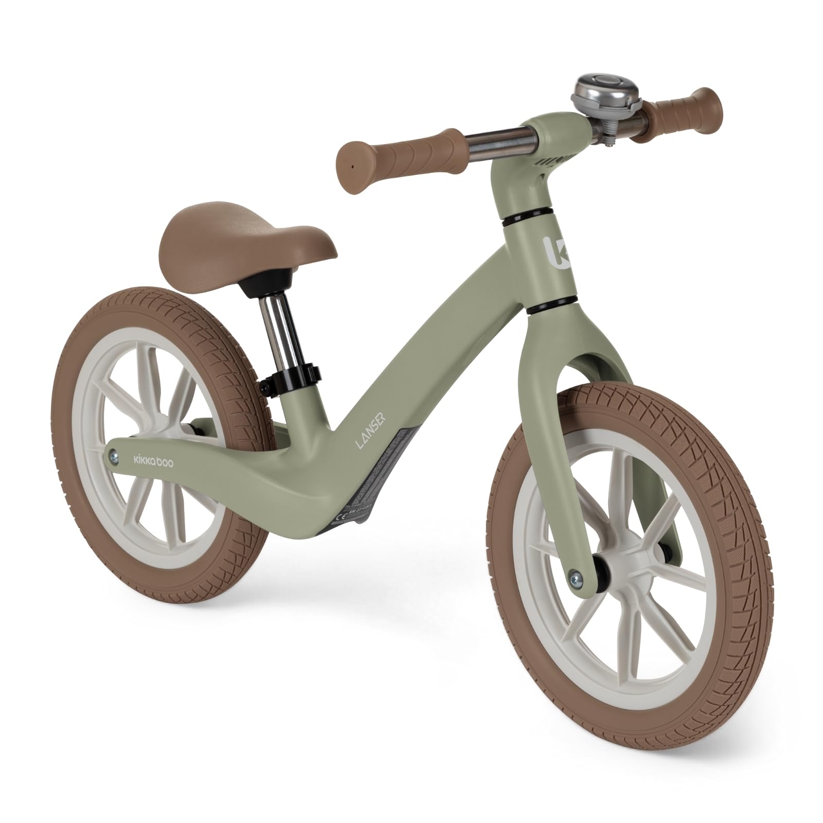 KikkaBoo Bicicleta Sin Pedales LANSER, Bicicleta Niño de 2 a 6 Años, Bicicleta Equilibrio, Desde 2 hasta 6 años, Ultraligera, Sillín Ajustable, Bici Bebé