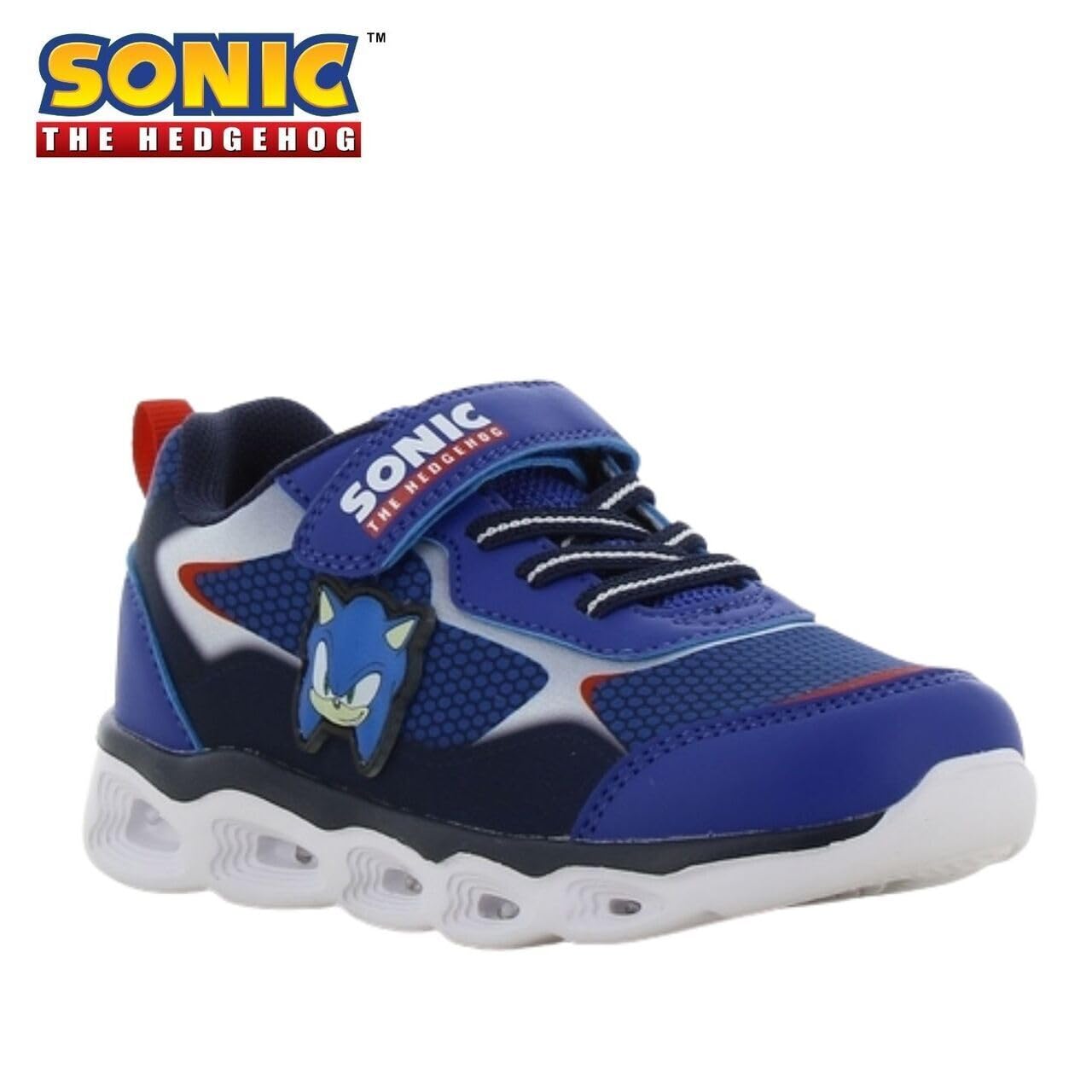 Leomil Sonic Baskets Garçon Lumineuses Chaussure Enfant, Idéal pour l'école et Les Loisirs