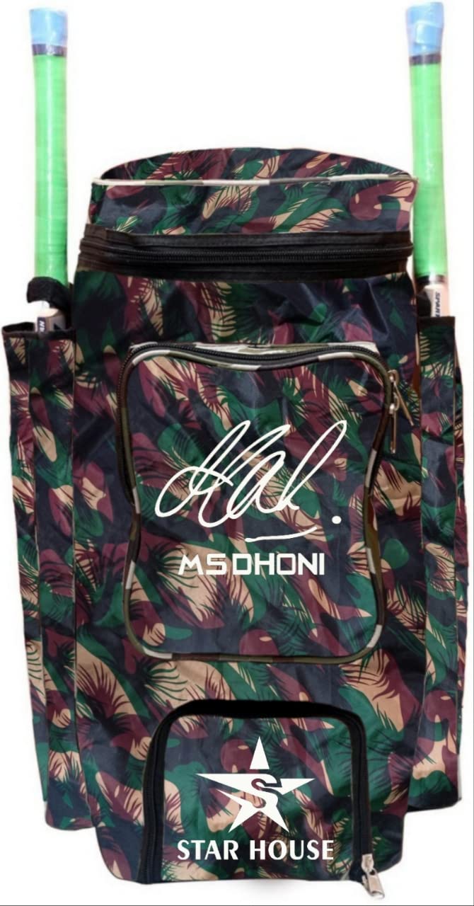 STAR HOUSE MSD Cricket Kit Bag Heavy Padded (Red Jungle)-image-35