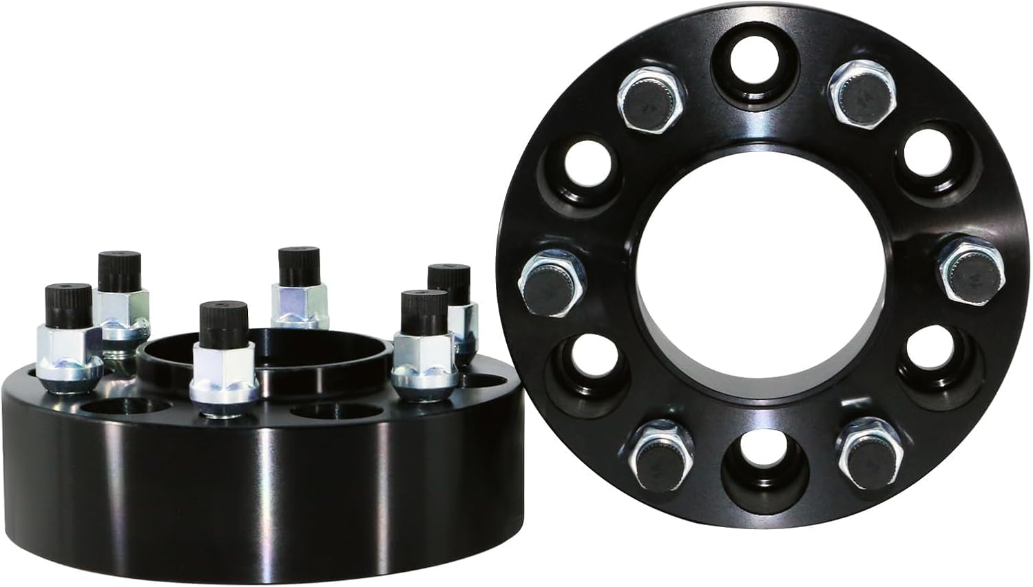 BDELI 6x135 Wheel Spacers 2 Inch Compatible with 2004-2014 F150 Expedition, 03-14 Lincoin Navigator Mark LT, M14x2.0 Thread 87.1mm Center Bore 2"(50mm) Thick 6 Lug Hub-Centric Wheel Adapters, 4Pcs