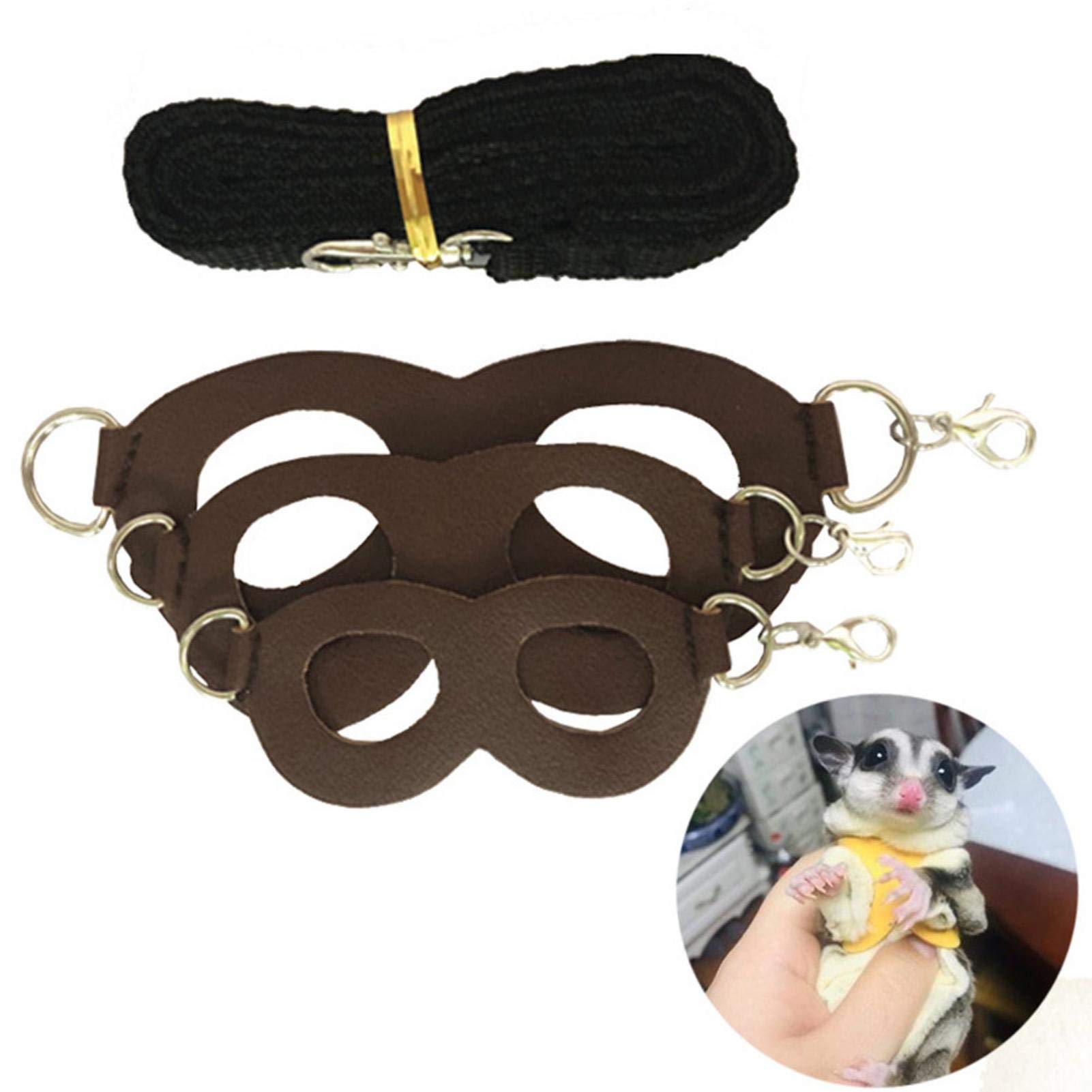 Ensemble Harnais et laisses pour Hamster, Harnais Anti-Traction pour Hamster