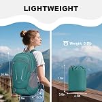 Ultra lightweight and foldable backpack for travel and camping, 45L waterproof hiking backpack, foldable day bag for men and women