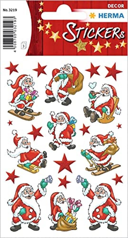 HERMA Weihnachts-Sticker DECOR "klassisches Weihnachten"