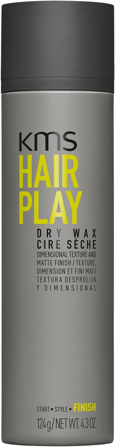 KMS HairPlay Dry Wax, For All Hair Types, Flexible Texture & Matte Finish, Vegan & PETA Approved, 150ml