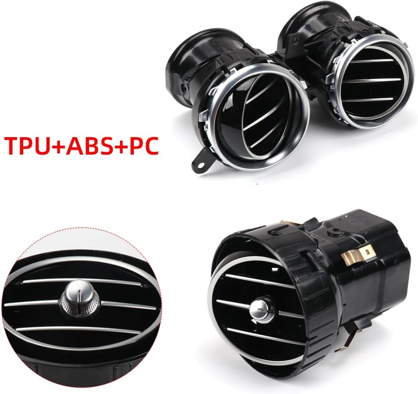 Car Front Dashboard Air Conditioner AC Vent Grille Complete Assembly Fit For Mercedes Benz E Class W213 E200 E260 E300 2015-2023(Middle Left)