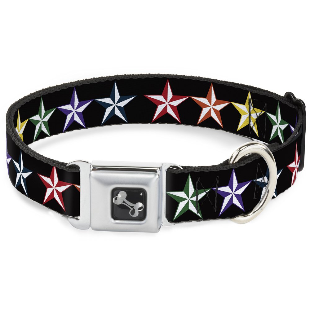 Collier chien boucle ceinture Buckle Down Dc-w31404-s noir S