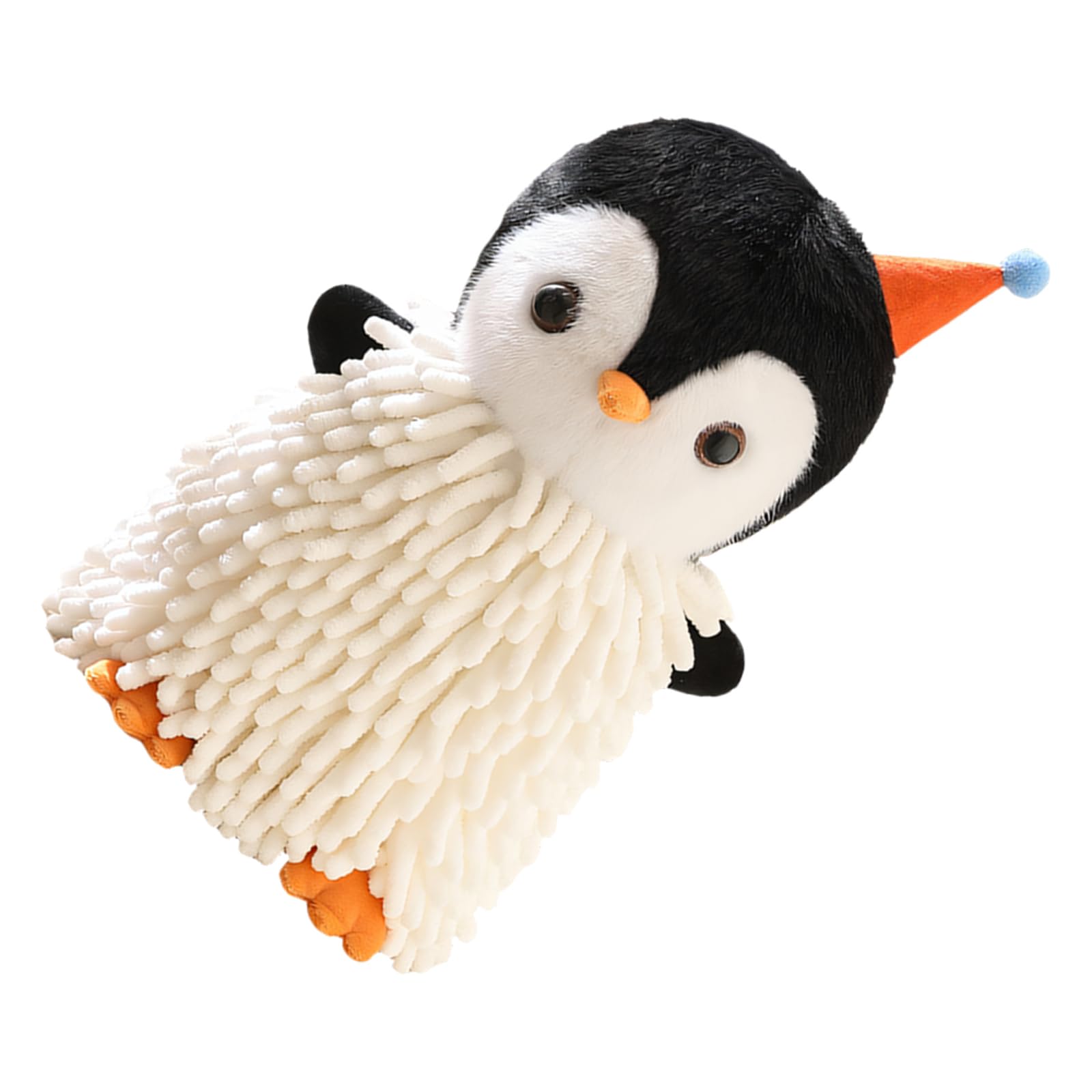 Limtula Cartoon Penguins Design Hand Towel Fast Drying Soft Fuzzy Fabric Super Absorbent Hanging Towel for Kitchen Bathroom Use Quick Dry Hand