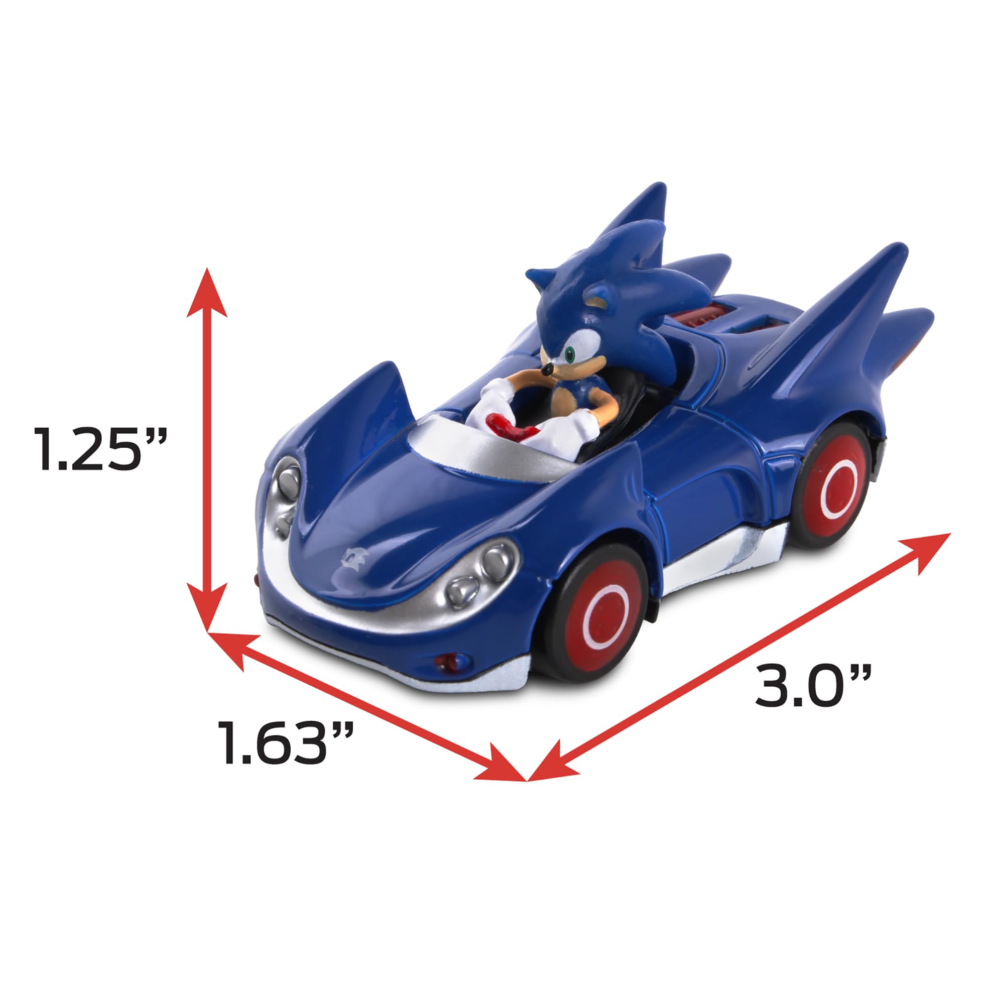 Amazon.com: NKOK Sonic The Hedgehog Die-Cast Figure (1:64 Scale