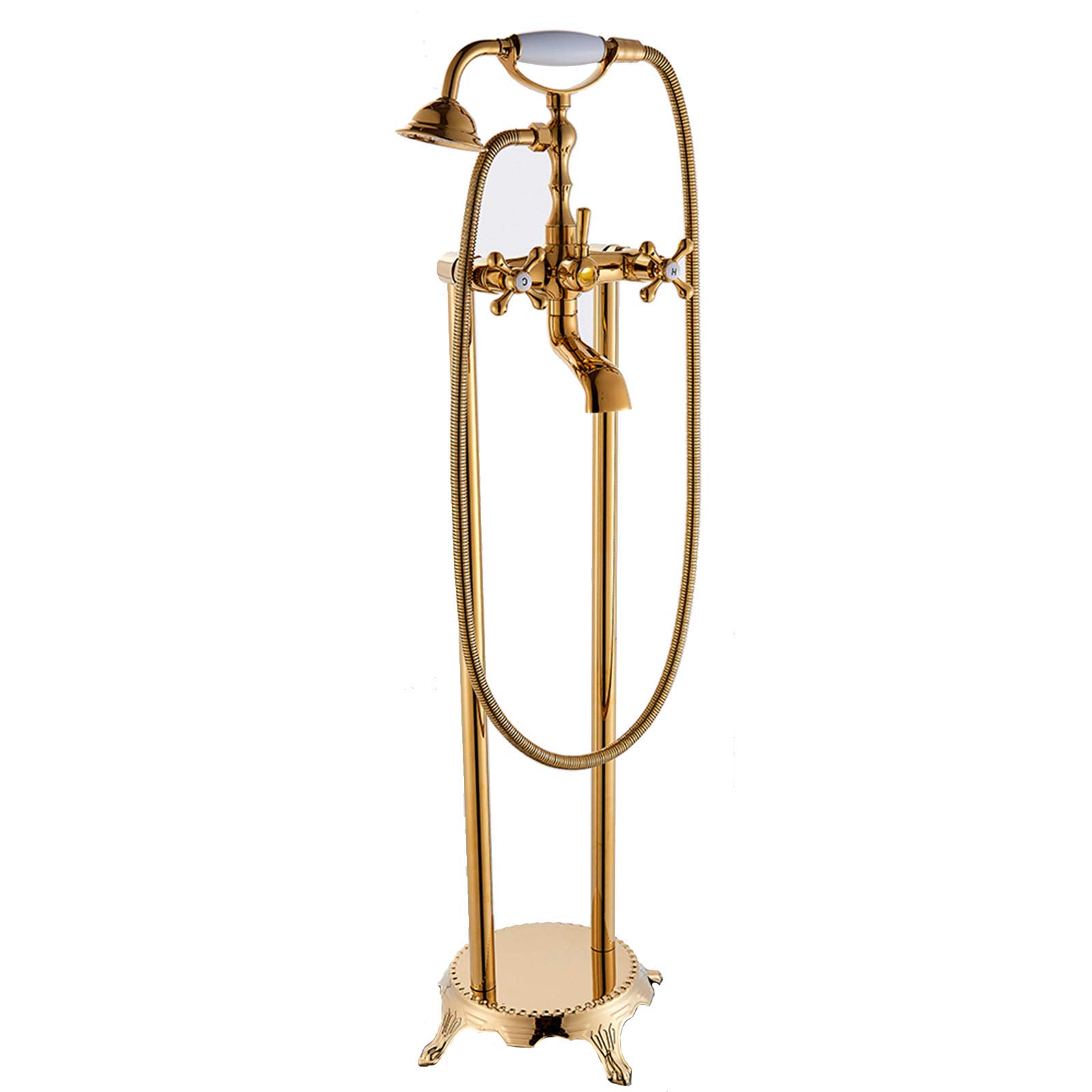 Robinet de baignoire au sol pour un bain relaxant de style spa - 8