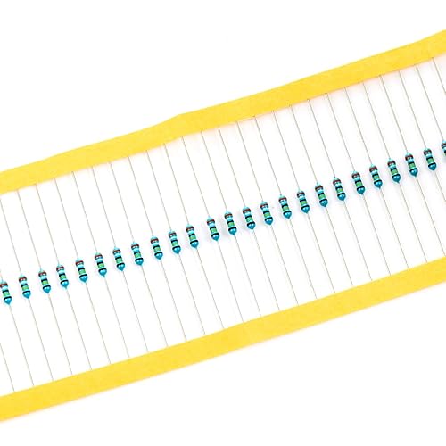 Vista 311 de Chanzon 100pcs 1/4W (0.25W) 33K Ω ohmios Resistencia fija de película metálica 0.01 ±1% Tolerancia 33KR MF Resistencias de orificio pasante