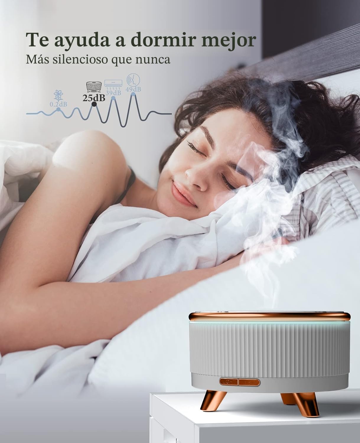 Difusor de Aroma, 500 ml difusor de aceites Esenciales, difusor de Aceite aromático