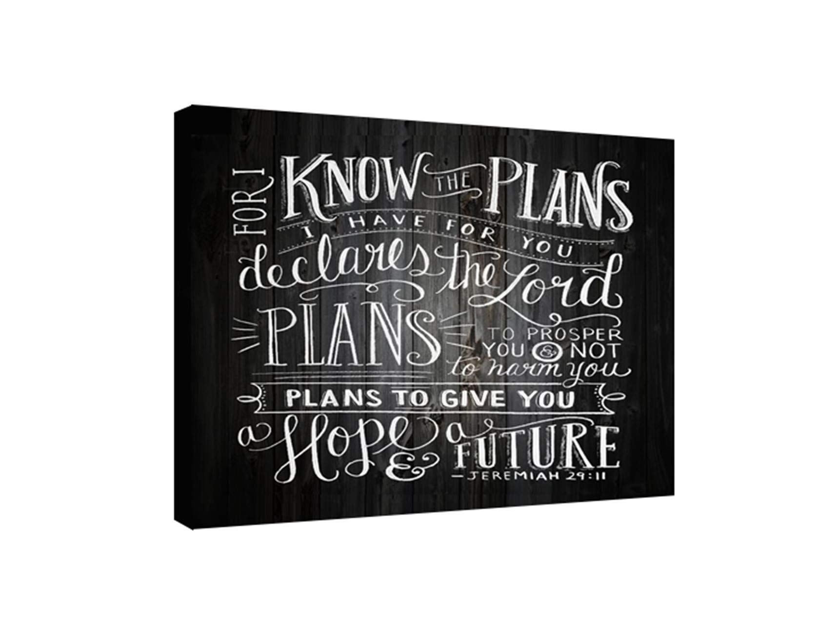 Buy FQJNS Vintage Bible Verse Scripture Quotes Psalms Design Canvas