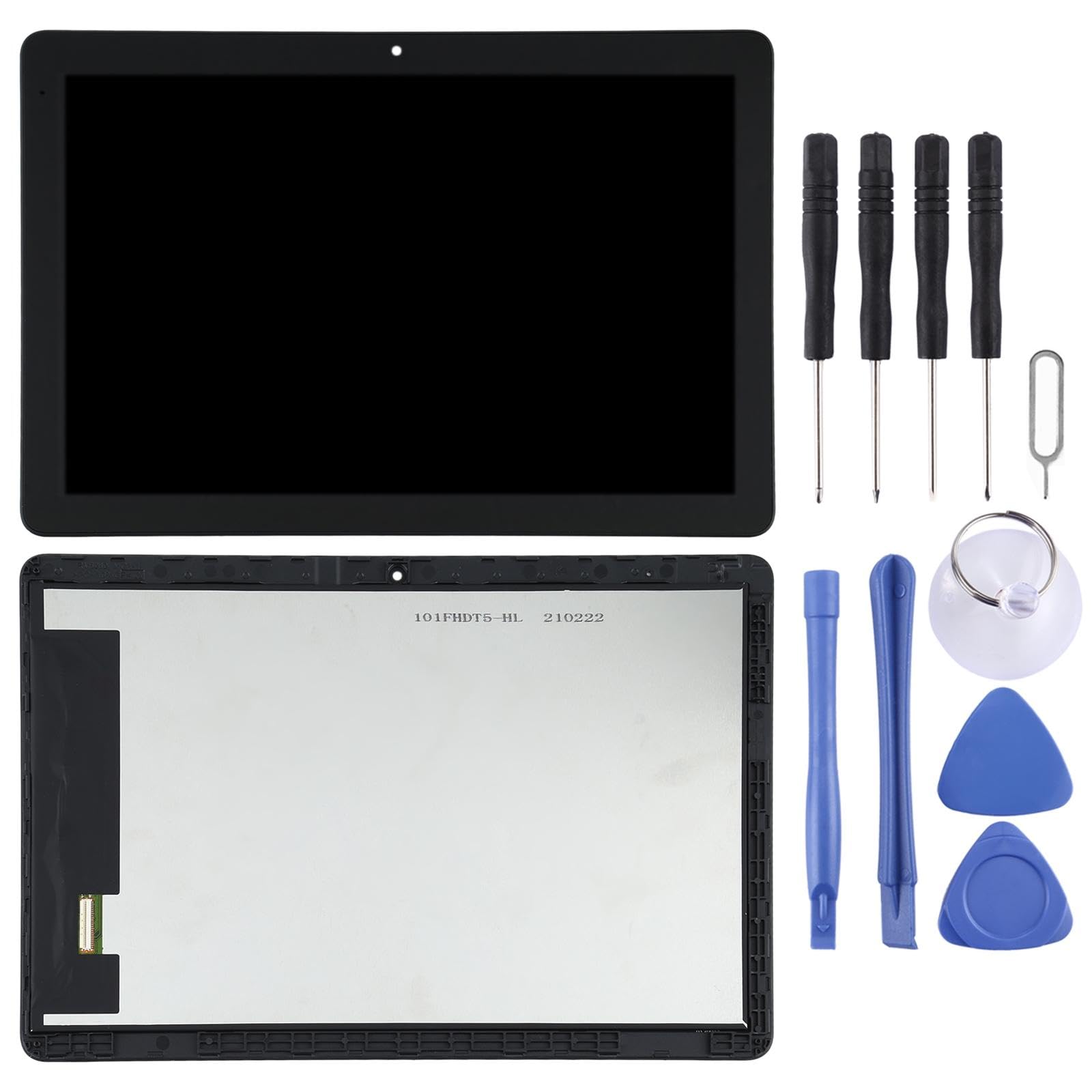 Remplacement de l'écran LCD Haut de Gamme Écran LCD OEM pour Huawei MediaPad T5 AGS2-W09 / AGS-W19 Assemblage Complet avec Cadre (Noir)
