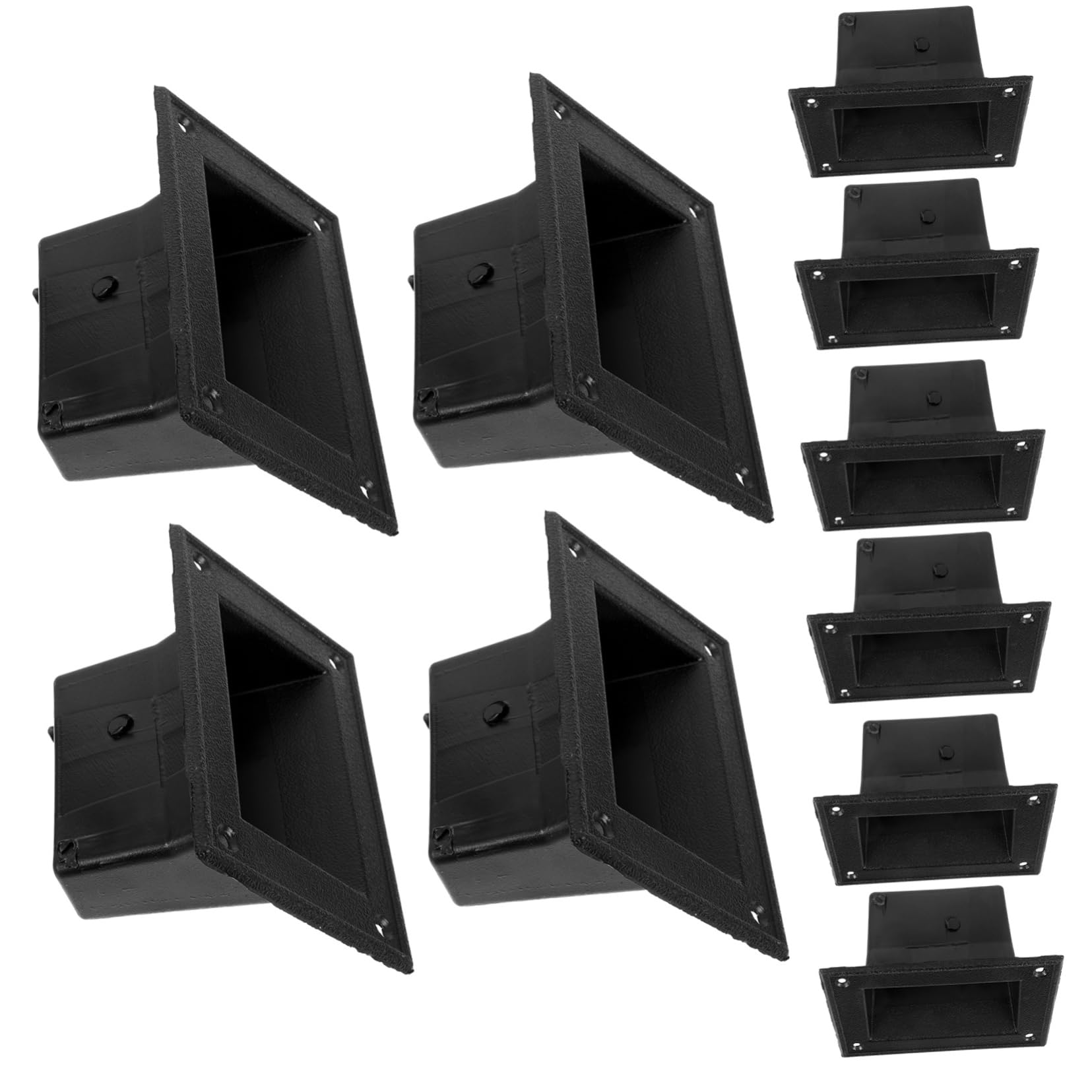 BUTIFULSIC 10pcs Speaker Cabinet Handles Recessed Pulls for Audio Speaker Accessories Compact Design for and Use Heavy Duty Construction