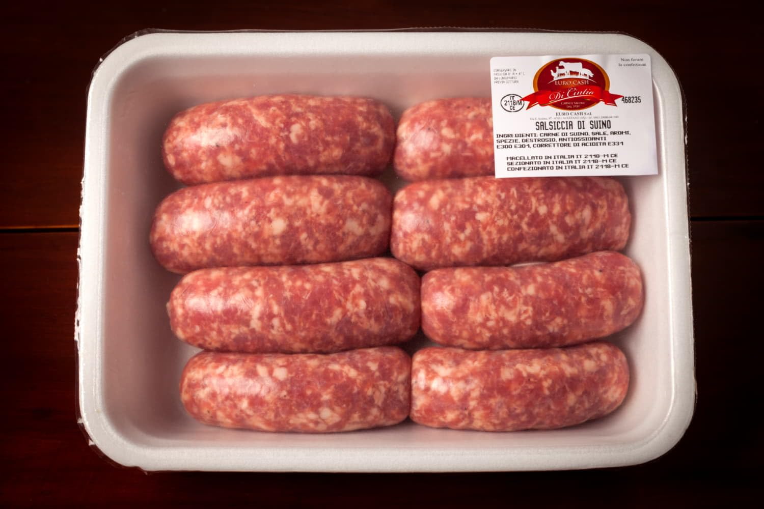 Salsiccia Fresca 1.5 Kg (3 confezioni da 500 gr) Carne Italiana 100%
