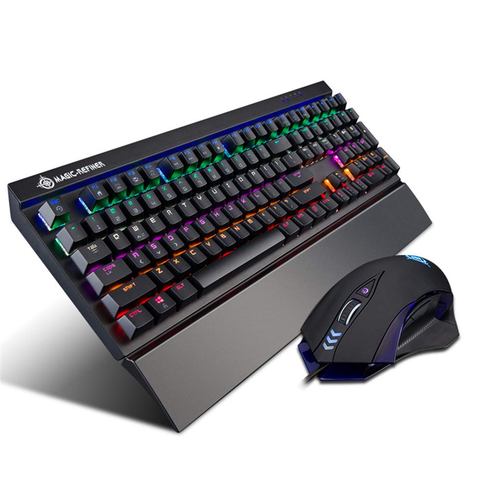 Buy Aceyyk Mechanical Keyboard and Mouse Combo, RGB Gaming 108 Keys