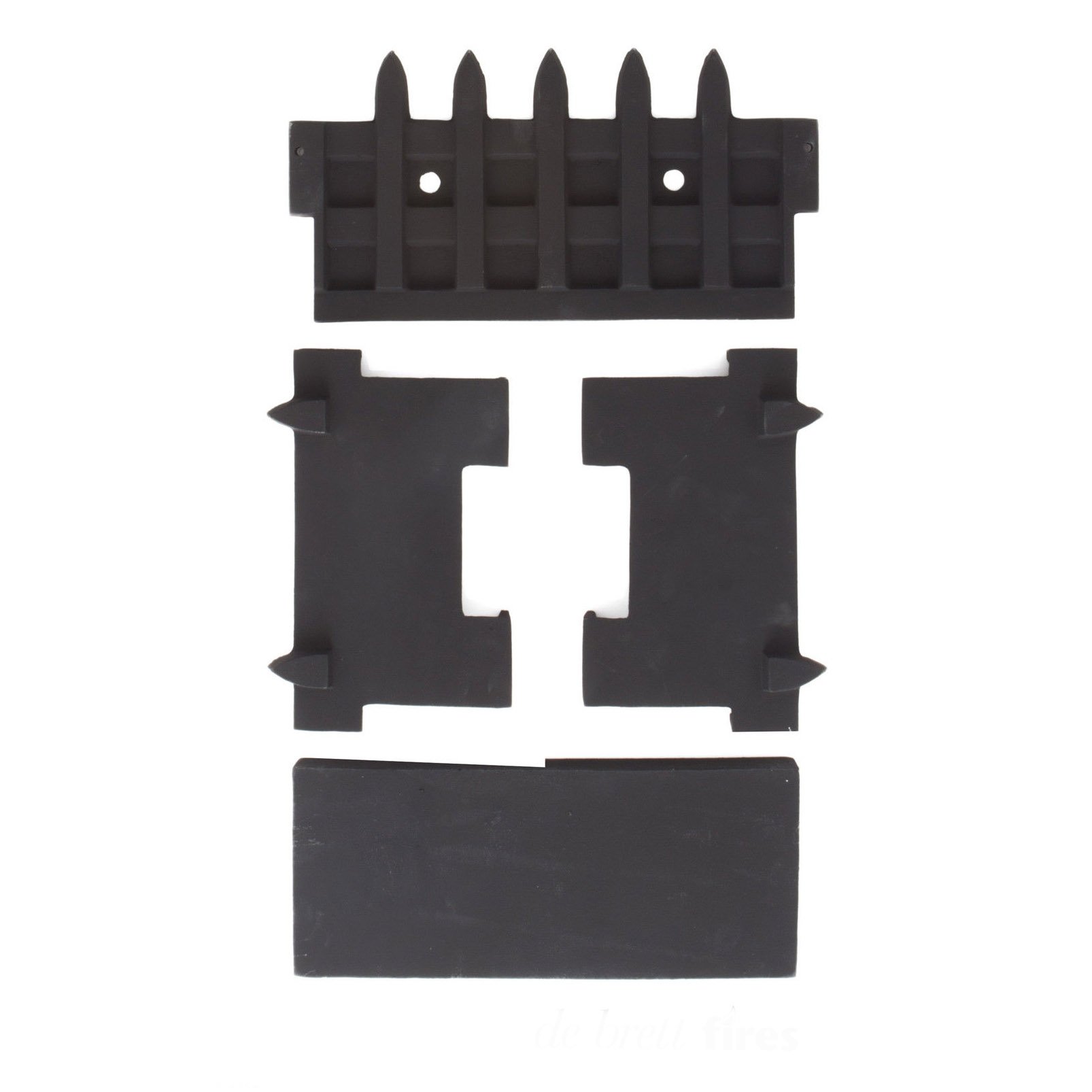 Debrett Fires Log/Wood Burning Kit/Conversion For Firefox 5 Multi Fuel Stove - Solid Cast Iron