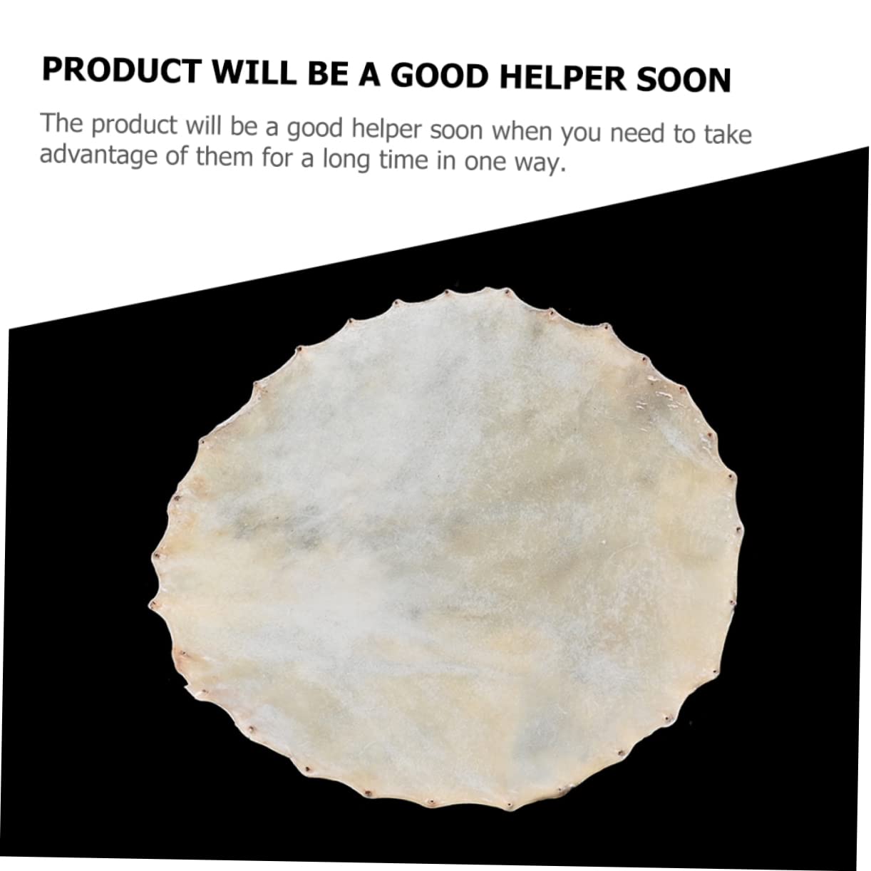 Hemoton Pcs Easy-to-clean Drum Leathers Round Drum Skin Craftsmanship for Practice and Performance