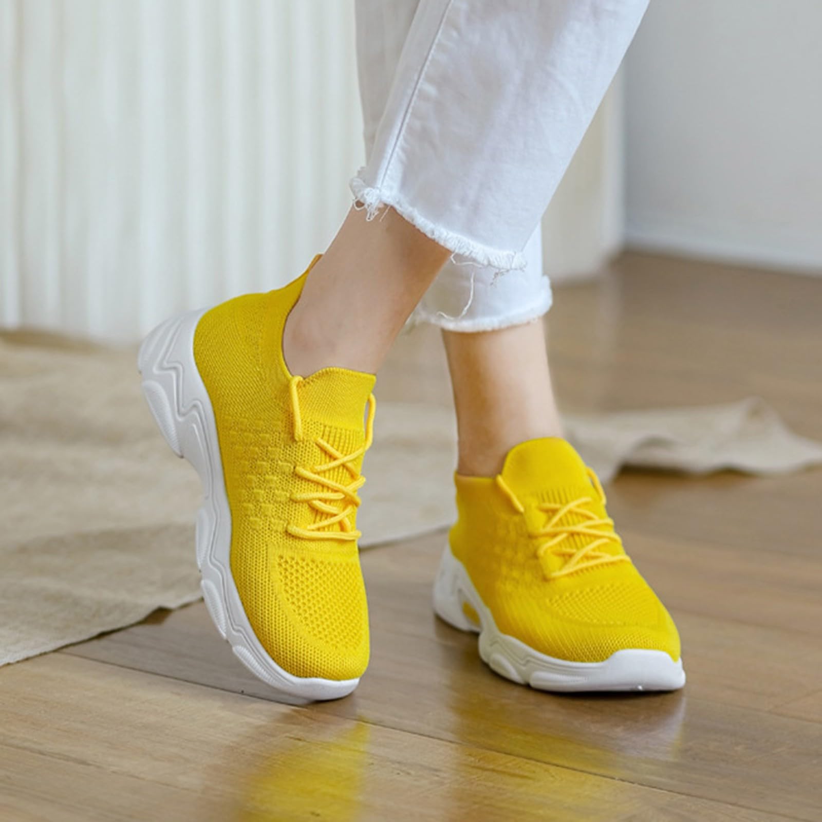Sneakers Donna A Rete Traspiranti Stringate - Scarpe Sportive