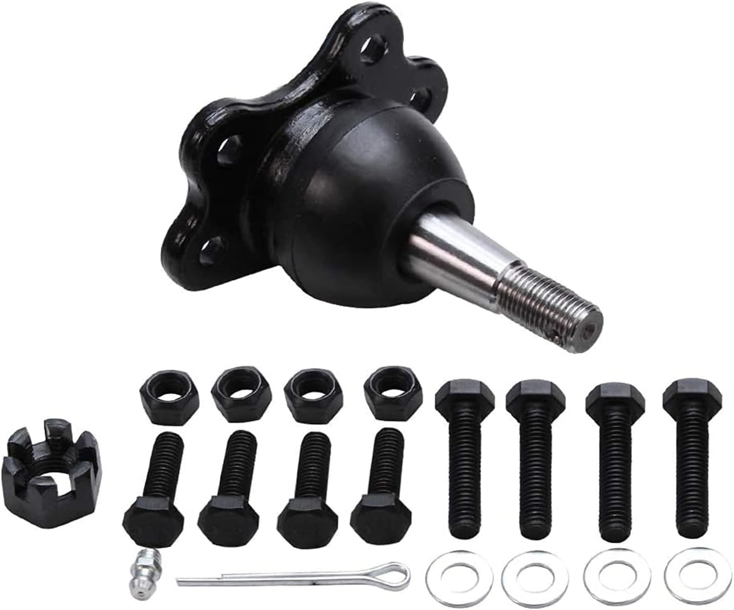 Detroit Axle - Front Upper & Lower Ball Joints + Sway Bar Links Replacement for 1996-2002 Chevrolet Express GMC Savana 1500 2500