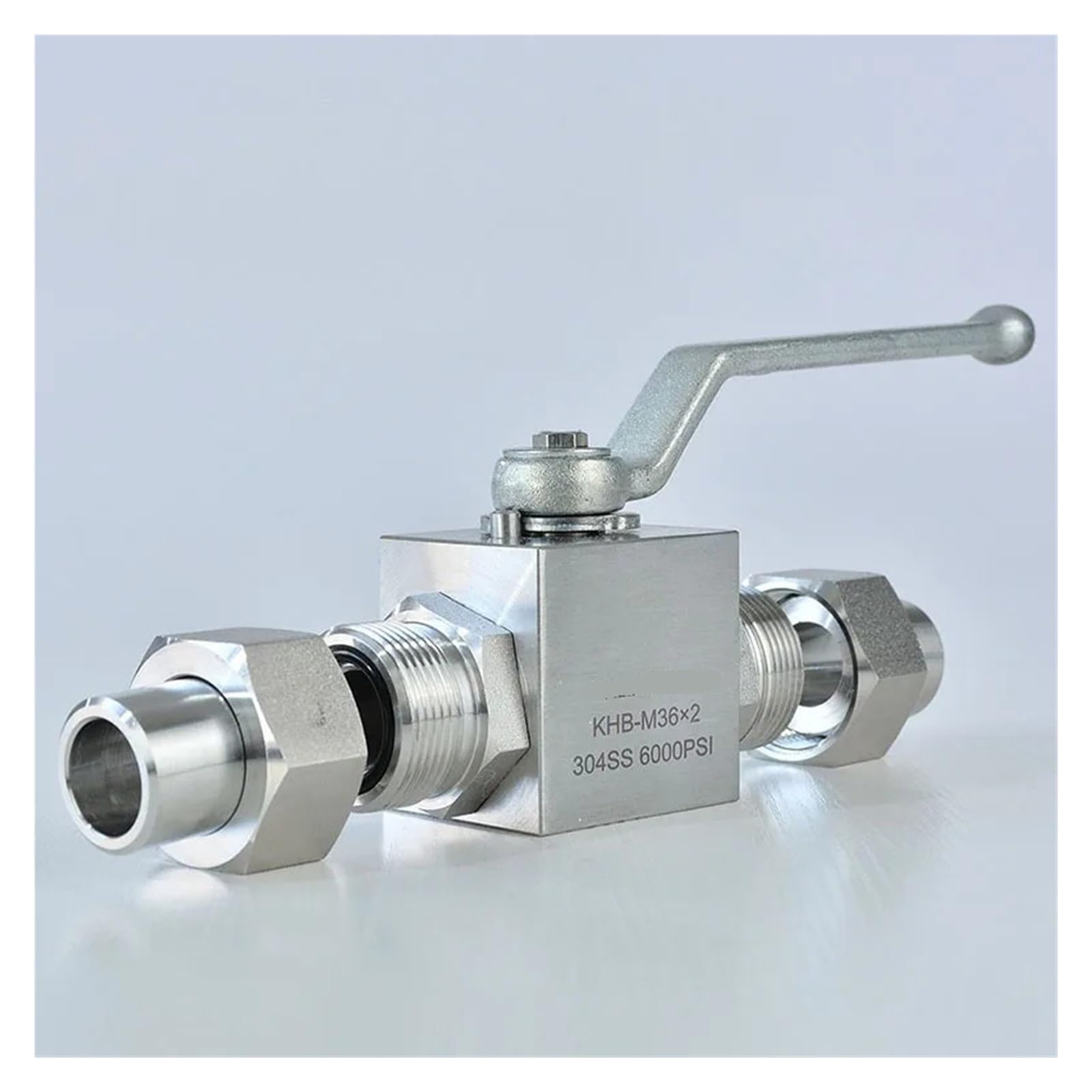1PCS geschweißter Kugelhahn DN6-25 Edelstahl stumpfgeschweißter hydraulischer Kugelhahn for Erdgasleitungen(1/2")