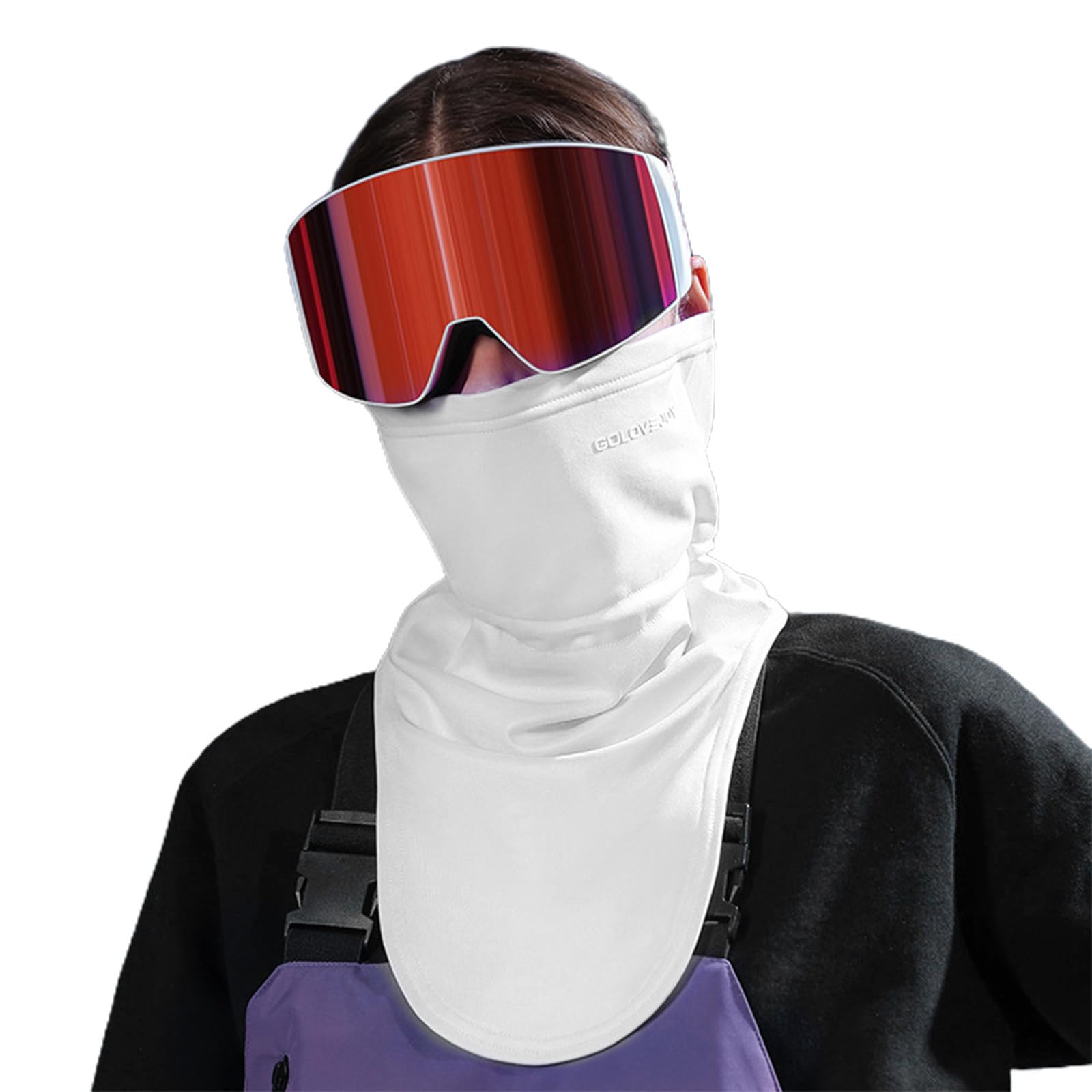 Scaldacollo Militare Bianco-nero Con Teschi ⚔️ Negozio Medievale - Foto 3