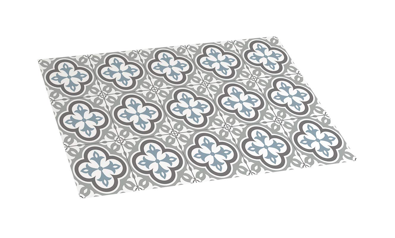 STOR PLANET Croma Hydra Quilted Vinyl mat in Taupe 45 x 75 cm, 100% recyclable PVC, Neutral, 45 x 75