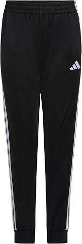 adidas Boys Iconic Tricot Jogger Training Pants, Black, X-Large