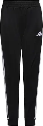  Boys Poly Melange Jogger | Tricot Jogger Pants, drawcord waist, side pockets, logo detail