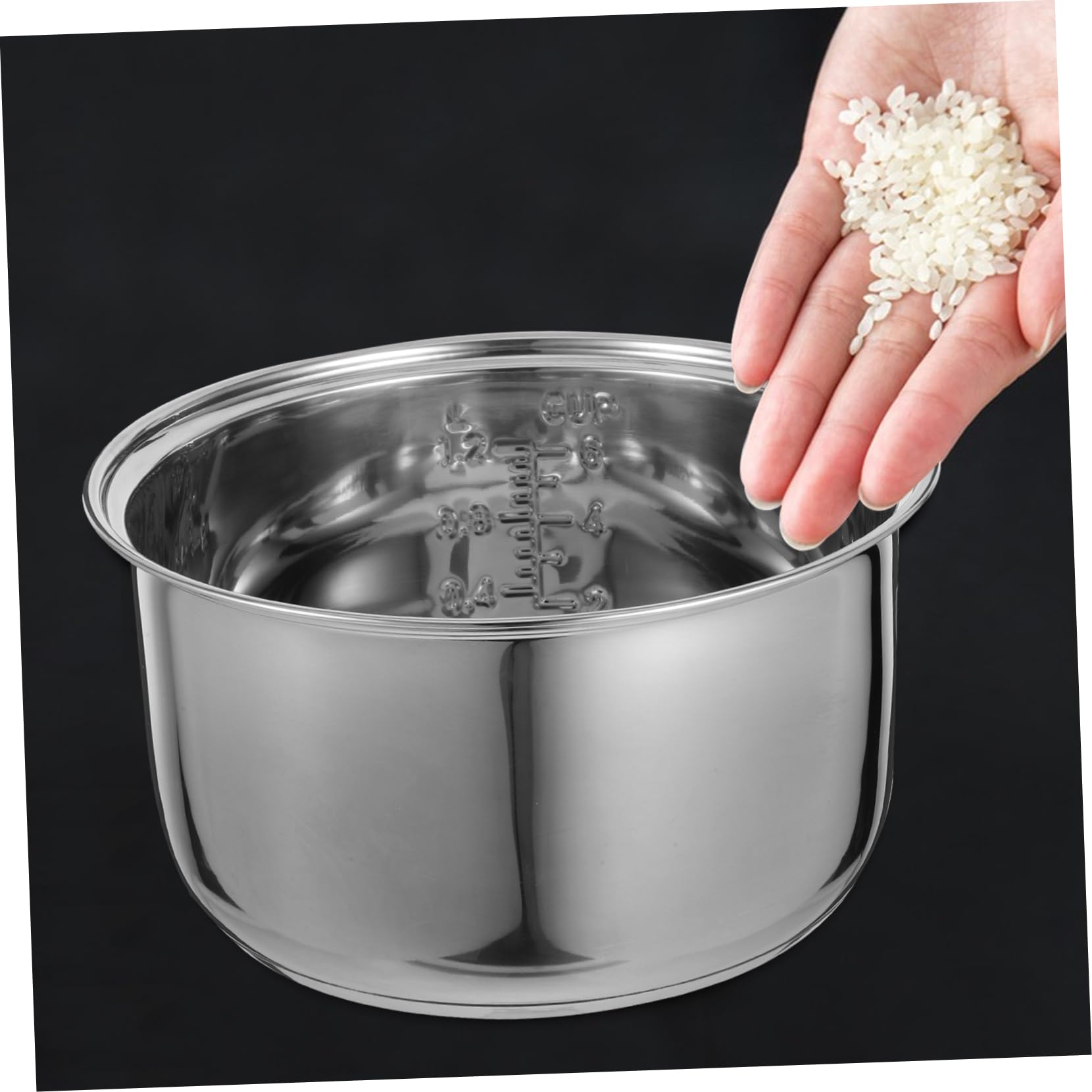 TOPBATHY Doublure de cuiseur à riz pot intérieur cuiseur cuve de rice cooker le pot intérieur du riz Pot intérieur non strict récipient de cuisson antiadhésif bol intérieur du cuiseur à riz