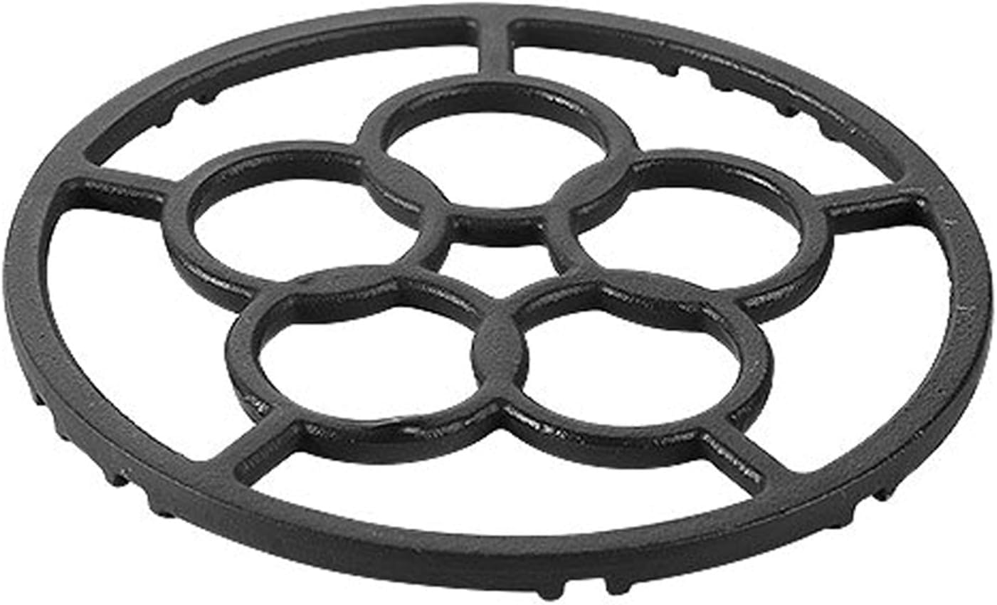 2pcs Work Ring for Gas Stove, 7.2" Gas Ring Reducer, Nonskid Iron Trivet for Espresso Maker Coffee Pot Teapot Casserole Hot Pans Kitchen Worktops