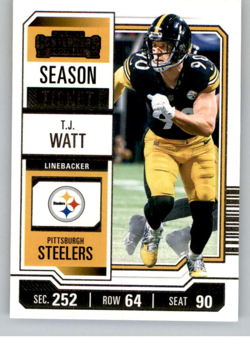 Amazon.com: 2023 Panini Contenders Season Ticket Retail #85 T.J.
