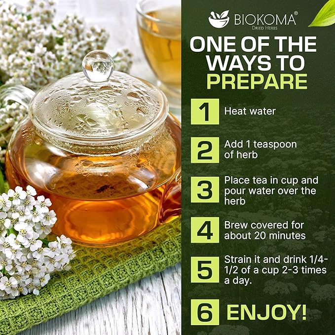 Té de Hierbas Milenrama Orgánico 50g en Hebros miniatura 4