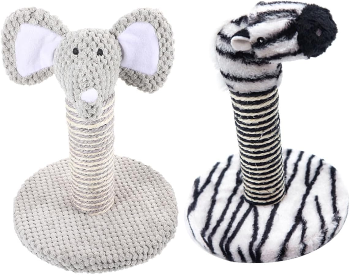 BESPORTBLE 2pcs Kitten Cat Scratching Posts Sisal Claw Scratcher Poles Small Indoor Climber Resting Frames for Daily Use