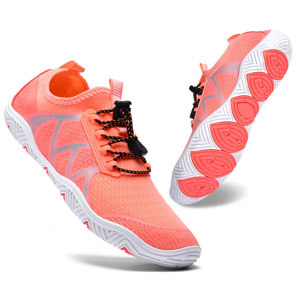 XIDISOMens Womens Water Shoes Lightweight Quick Dry Barefoot for Swim Diving Surf Aqua Socks Sports Pool Beach Walking Yoga