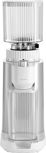 ZWILLING Enfinigy Burr - Molinillo de café eléctrico, 140 opciones de molienda de café, desde espresso hasta café de goteo, plateado
