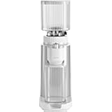 Enfinigy Burr Coffee Grinder Electric, 140 Coffee Grinding Options from Espresso to Drip Coffee, Silver