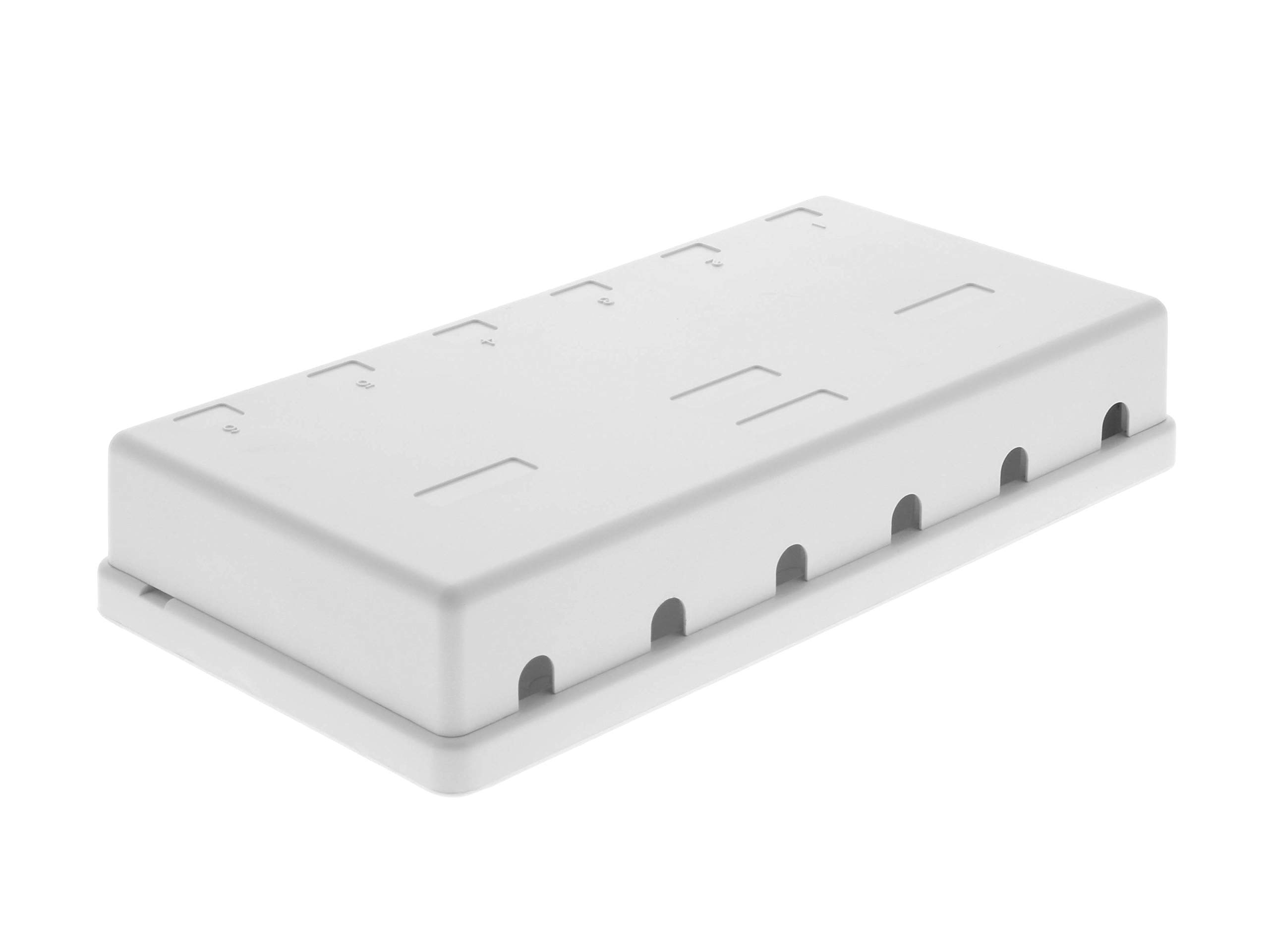 Networx Keystone Jack Boites de montage en surface (6 ports, blanc)