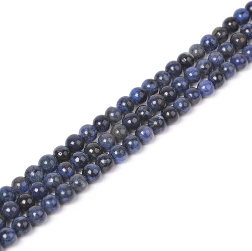 Sodalite - Cuentas redondas sueltas de 16 pulgadas (0.157 in) para hacer joyas