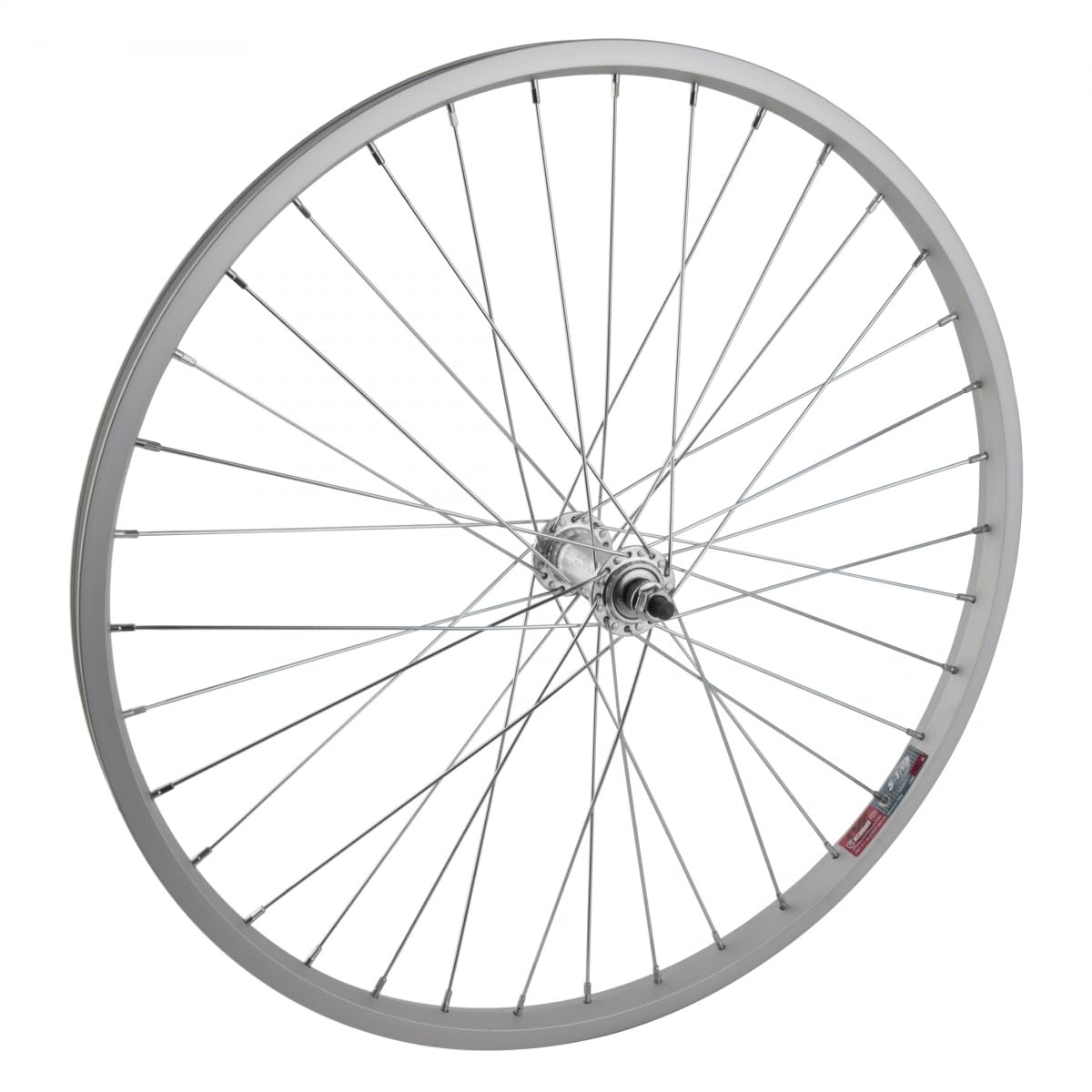 WheelMaster Front Bicycle Wheel 24 x 1.5 36H, Alloy, Bolt On, Silver