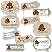 Big Dot of Happiness Funny Party 'Til You're Pooped - Poop Emoji Party Photo Booth Props Kit - 10 Piece