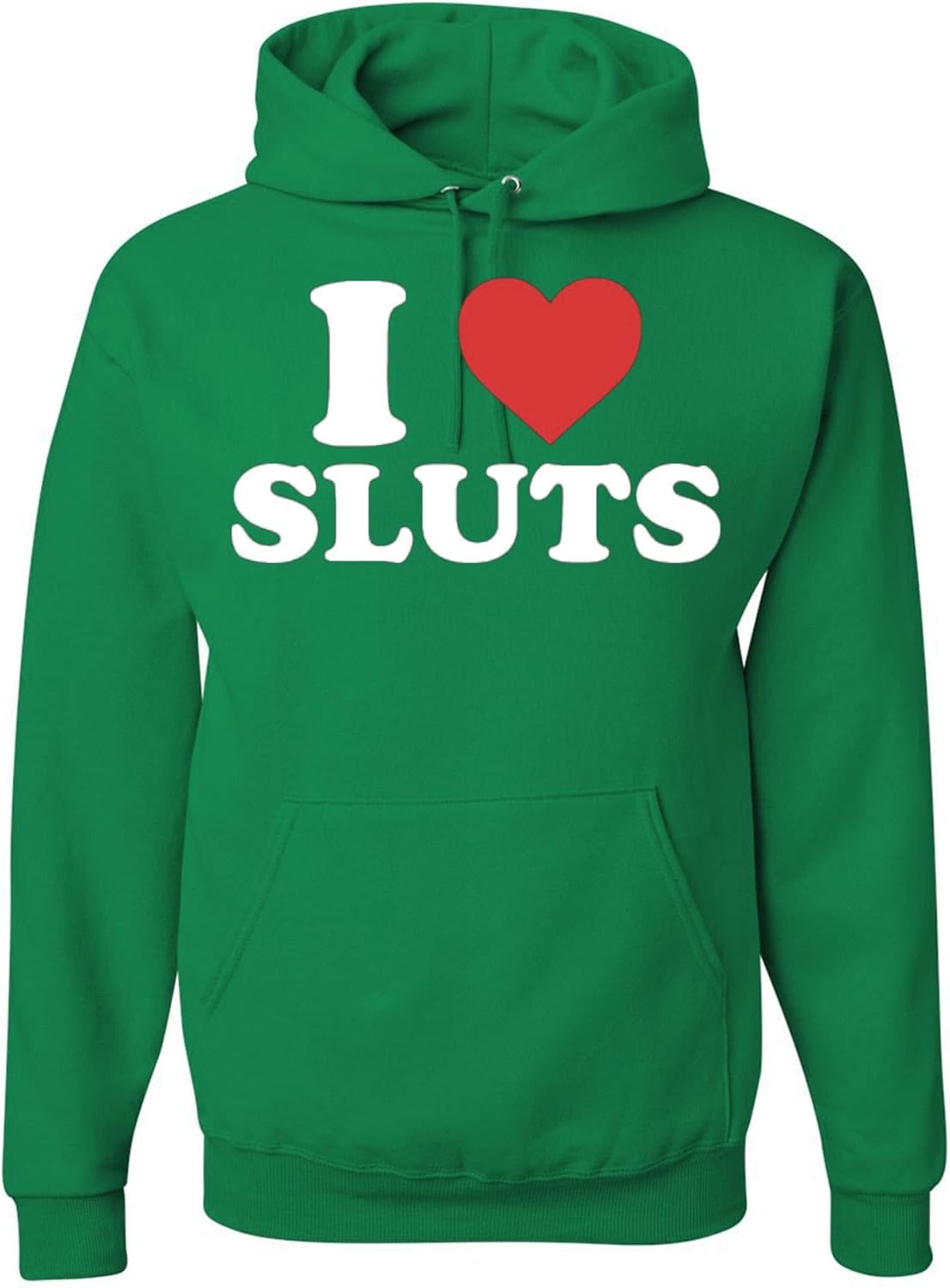 wild custom apparel I Heart S L U T S FUNNYMens Hoodies