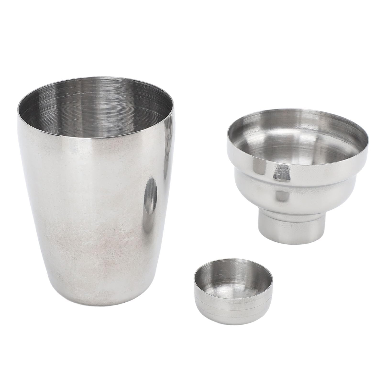 Coctelera Coctelera de Acero Inoxidable 304 con Juego de 3 Piezas para Bar y Hogar (250ML)